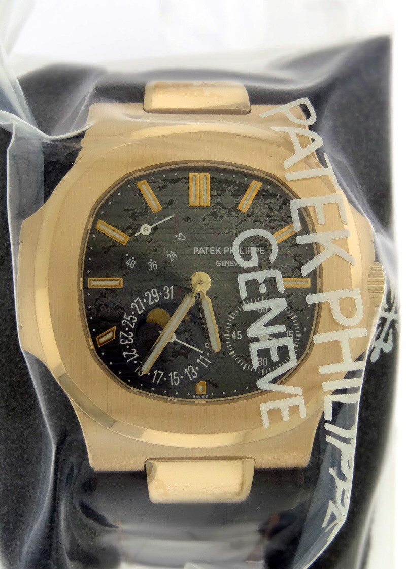 パテックフィリップ - ノーチラス プチコンプリケーション | PATEK PHILIPPE | 5712R-001 | RG ダークブラウン文字盤 自動巻き レザー | 中古 |