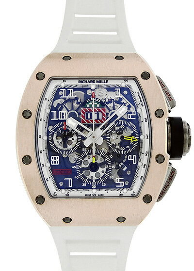 リシャールミル - オートマティック フライバック クロノグラフ フェリペマッサ | RICHARD MILLE | RM011 AJ RG | PG＆TI スケルトン文字盤 自動巻き ラバー | 中古 |