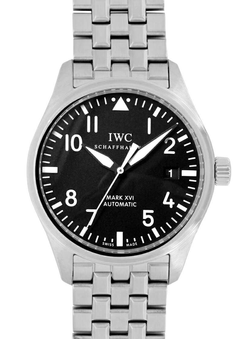 IWC - パイロットウォッチ マークXVI | INTERNATIONAL WATCH COMPANY | IW325504 | SS 黒文字盤 自動巻き ブレスレット | 中古 |