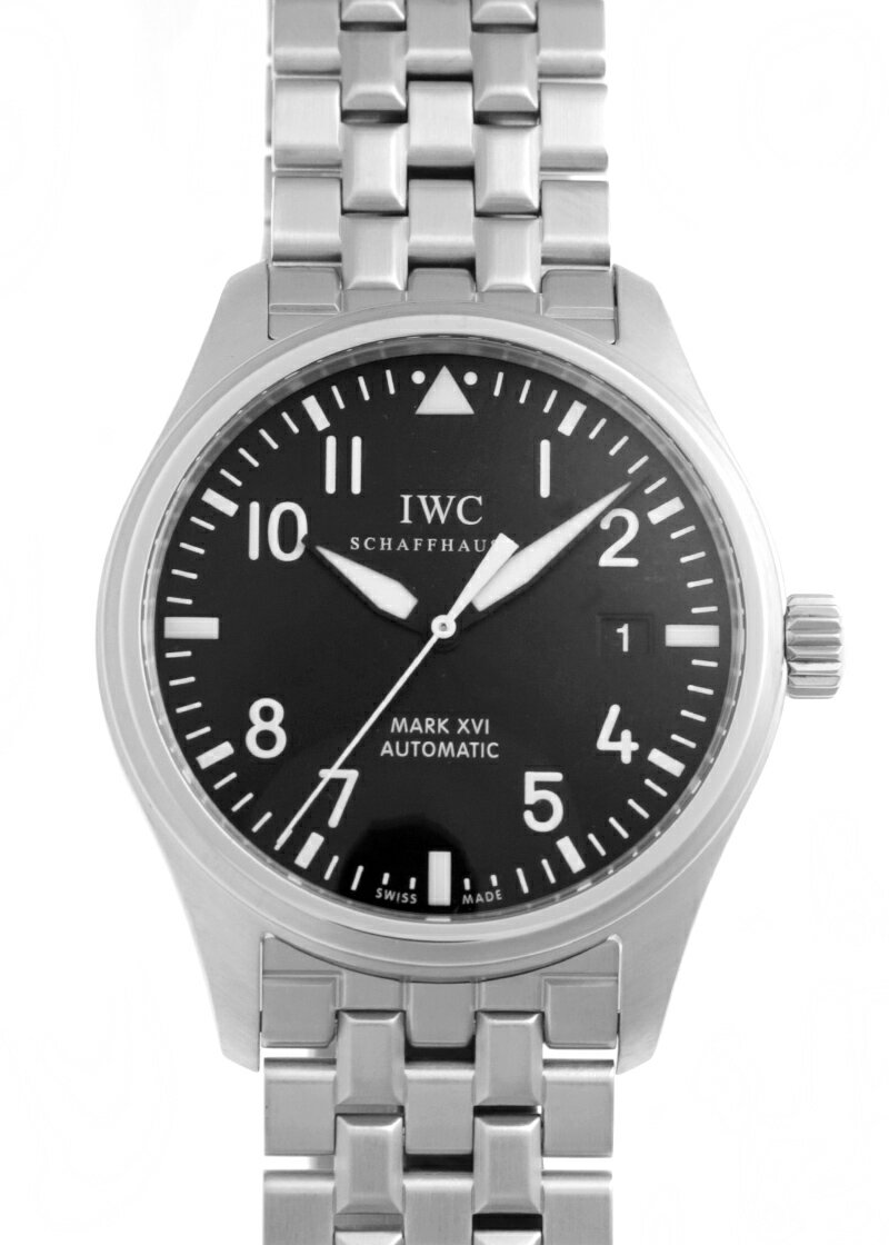 IWC - パイロットウォッチ マークXVI | INTERNATIONAL WATCH COMPANY | IW325504 | SS 黒文字盤 自動巻き ブレスレット | 中古 |