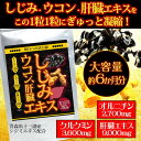 【送料無料】大容量約6か月分 しじみ・ウコン・肝臓エキス 360粒 【ヤマト（ネコポス）ポスト投函 日時指定不可】健康 サプリメント オルニチン クルクミン カキ肉エキス ビール酵母 2