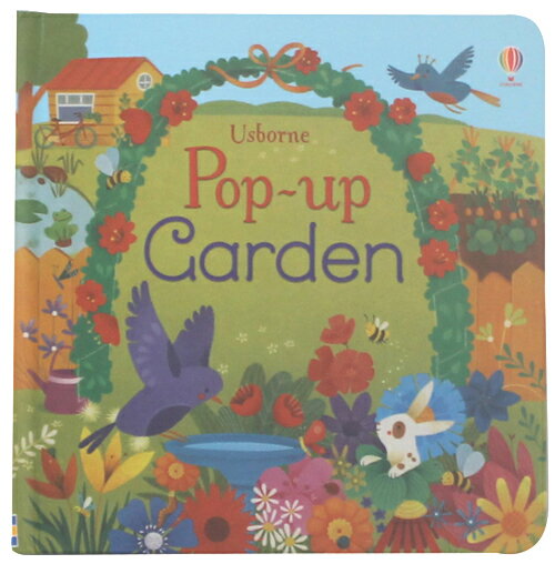 飛び出す絵本 仕掛け絵本 ガーデン 英語 しかけ絵本 English picture book Usborne pop up garden プレゼント