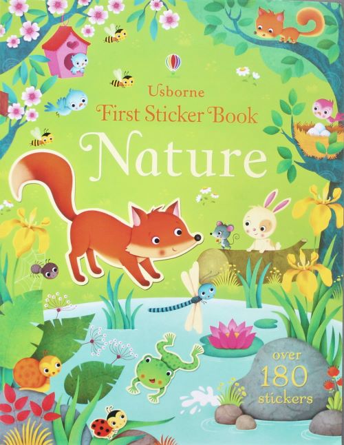 シールブック 自然 シール貼り 3歳 4歳 5歳 usborne sticker book シールはり プレゼント sticker book