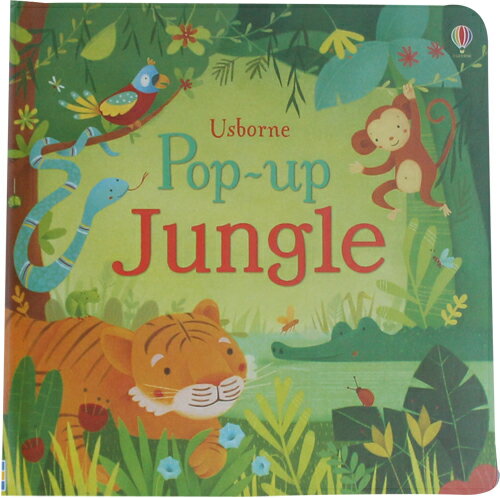 しかけ絵本 飛び出す絵本 仕掛け絵本 ジャングル しかけ絵本 英語 English picture book Usborne pop up jungle プレゼント