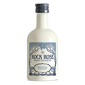 【ミニボトル50ml】 ロックローズ・ジン 41.5％ROCK ROSE ボタニカル 自然派 英国 スコットランド ギフト 贈り物 お試し ミニチュア お酒 プチギフト バレンタイン ホワイトデー