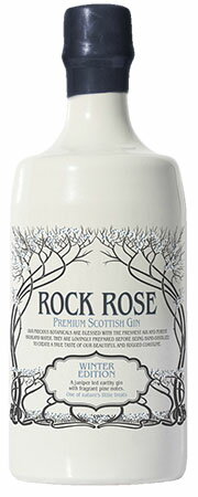 ロックローズ・ジン　ウィンター エディション 700mlROCK ROSE Seasonal Editions ボタニカル 自然派 英国 スコットランド ギフト 贈り物 冬 柑橘 マツ クラフトジン 誕生日 お酒 クリスマス バレンタイン