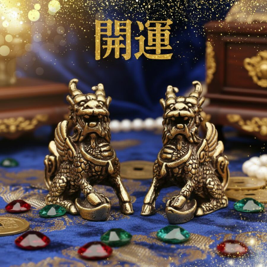 開運 金運 麒麟 置物 龍神 風水 財運 招財 開運グッズ 龍神パワー 置くだけ 商売繁盛 運気アップ 風水グッズ