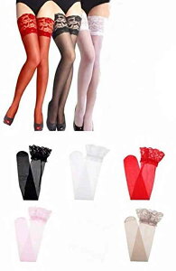 女装 コスプレ 男性用 セクシーストッキング ( 黒 赤 ピンク 肌色 白 5足セット) 大きいサイズ セクシー コスチューム 仮装 男 ストッキング 【送料無料】tak-a63