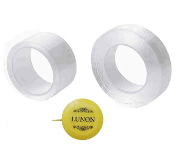 透明 補修 テープ 2点 セット ( 30mm×10m / 50mm×3m ) メジャー付 防水テープ 水漏れ キッチン バスルーム ベランダ 洗面台 【送料無料】tak-b67