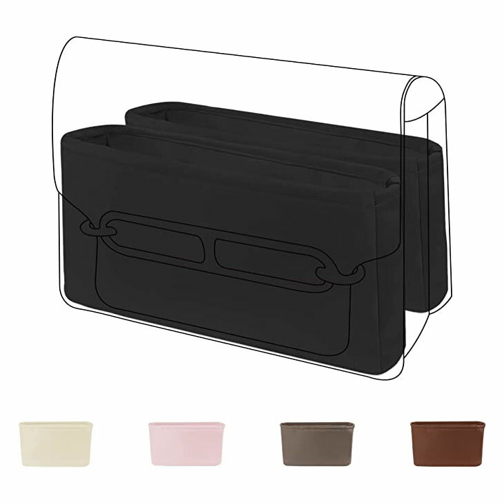 バッグインナーバッグ インナーバッグ 高級絹 サテントートバッグ用 ルリ 適用 Roulis 18/23 Bags