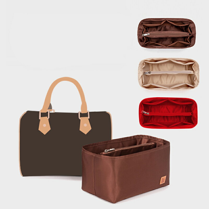 楽天Monusoバッグインバッグ ルイヴィトン Louis Vuitton Speedy対応 軽量 自立 チャック付き 小さめ 大きめ バッグの中 整理 整頓 通勤 旅行バッグ
