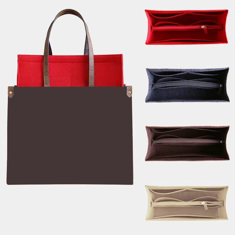 バッグインバッグ ルイヴィトン Louis Vuitton Onthego対応 軽量 自立 チャック付き 小さめ 大きめ バッグの中 整理 整頓 通勤 旅行バッグ