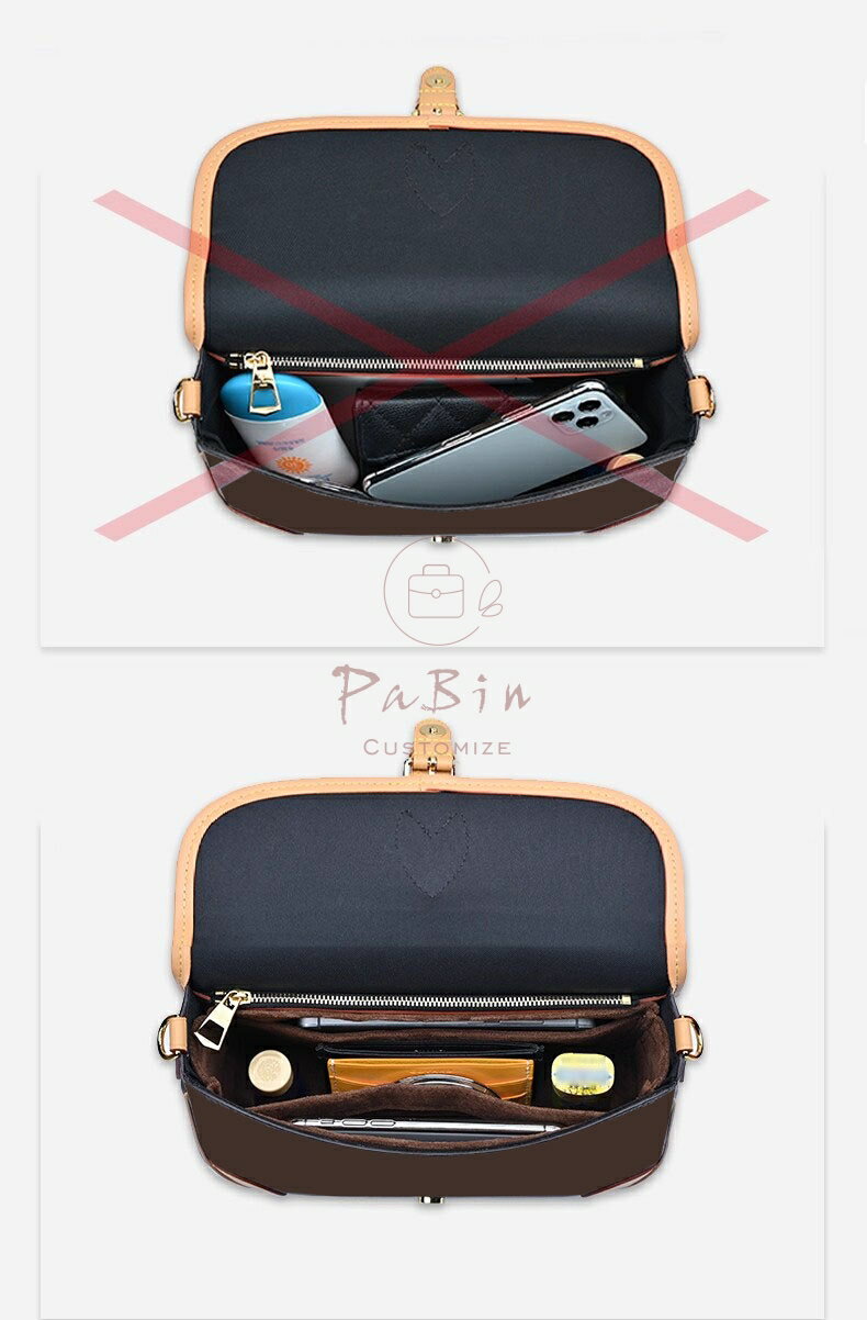 バッグインバッグ LOUIS VUITTON Diane対応 ルイヴィトン ディアヌ NM PM対応 フェ...