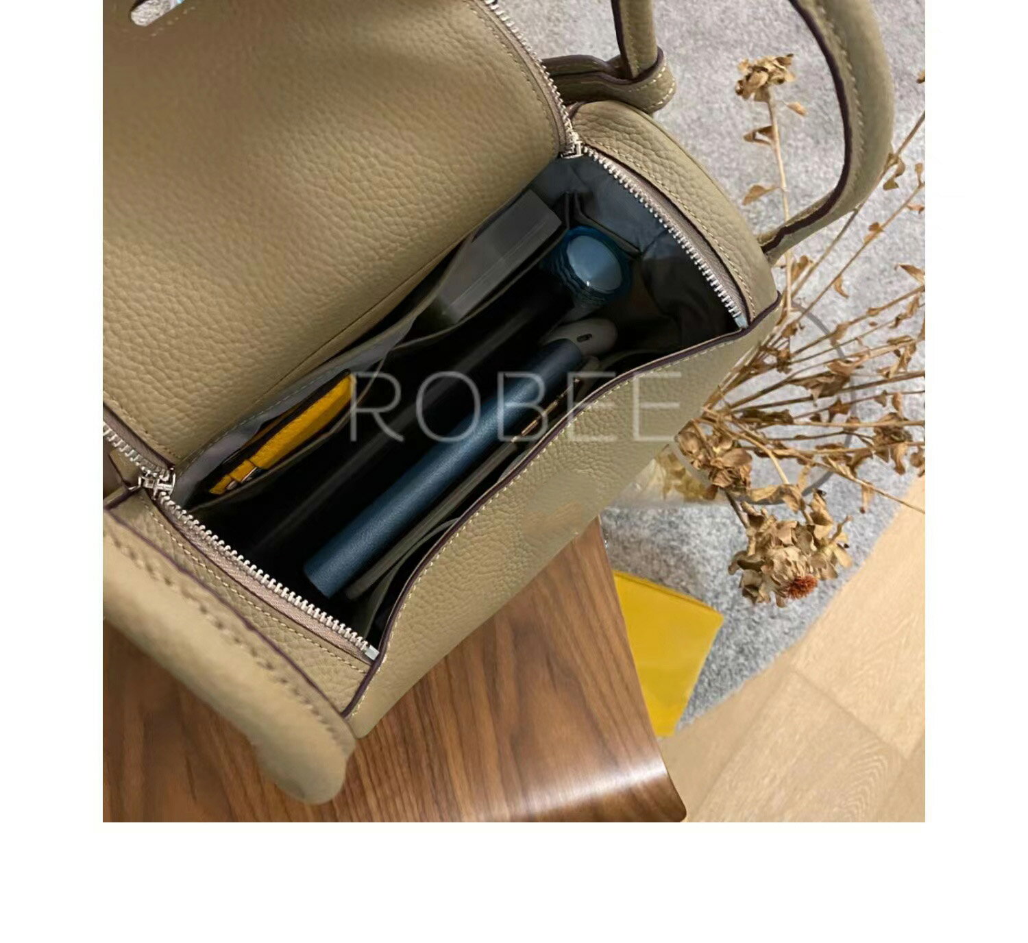 バッグインバッグ エルメス リンディmini/26/30/34対応 自立 軽い Hermes lindy対...
