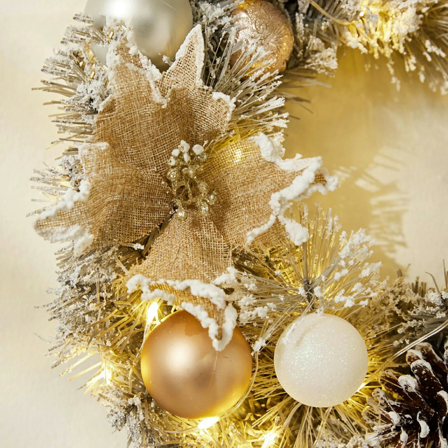 乐天商城 - 40cm クリスマスリース 壁掛け クリスマス 玄関リース ドアリース クリスマスツリー 飾り 結婚祝い 新築祝い 引越し祝い 送別会 X'mas 装飾 撮影道具