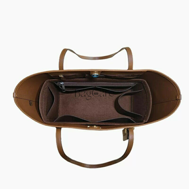 バッグインバッグ オーダーメイド インナーバッグ フェルト素材 軽量 汚れ防止 自立 仕切り 収納 バッ..