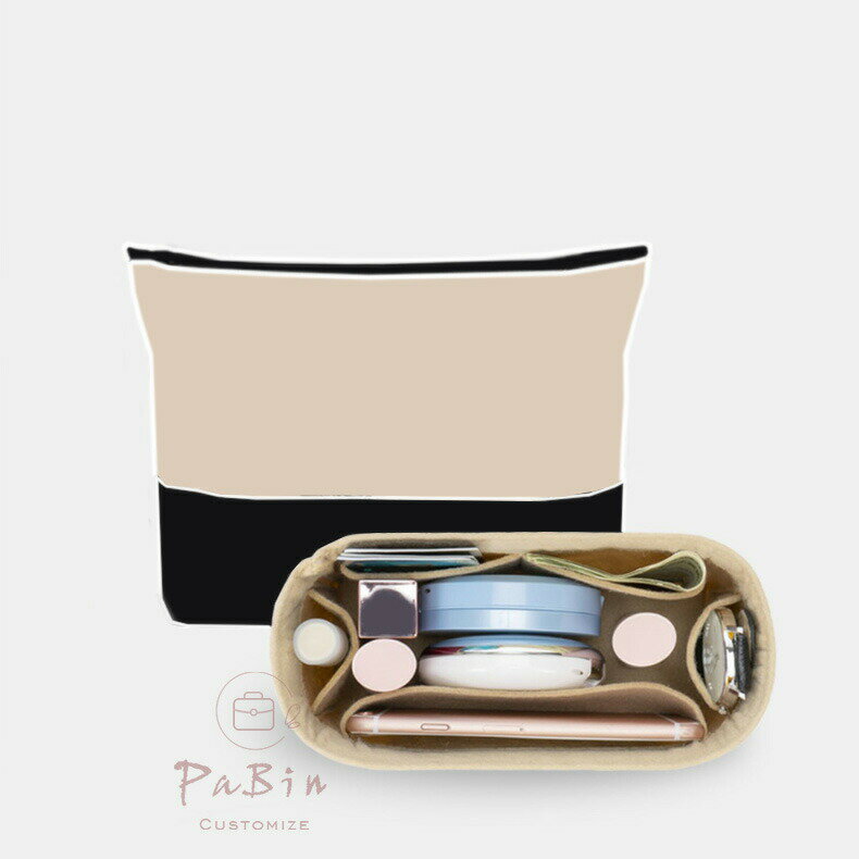 バッグインバッグ Chanel 対応 フェルト 自立 軽い インナーバッグ シャネルボーイ対応 レディース フ..