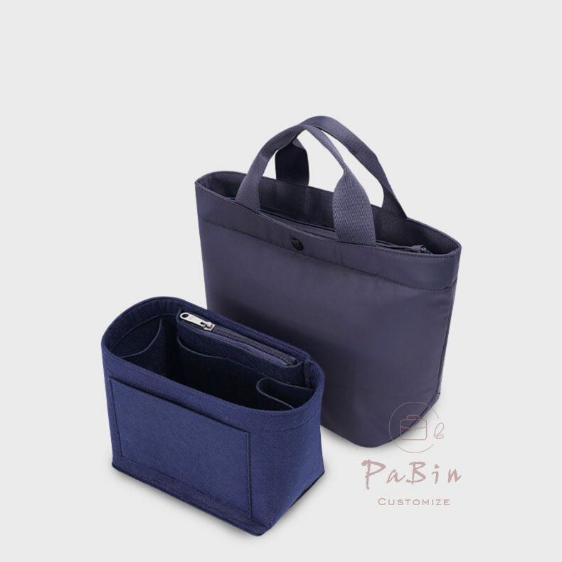 バッグインバッグ UNIQLO430157 対応 ナイロン 軽量 自立 インナーバッグ チャック付き 小さめ 大きめ ..