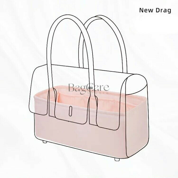 乐天商城 - バッグインバック インナーバッグ Hermes New Drag 22 高級絹 サテン トートバッグ カスタマイズ 定制 カスタマイズ BagCare