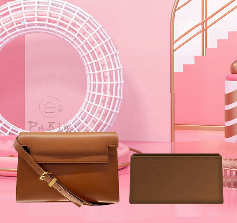 バッグインバッグ YSL Manhattan 対応 軽量 自立 インナーバッグ チャック付き 小さめ 大きめ バッグの中 整理 整頓 通勤 旅行バッグ カスタマイズ 定制 バッグ 内部 底 汚れ防止 BagCare