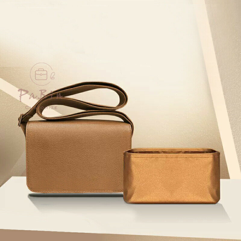 バッグインバッグ Hermes geta 対応 軽量 自立 インナーバッグ 高級絹 チャック付き 小さめ 大きめ バ..