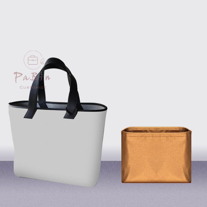 バッグインバッグ Hermes H en Biais 対応 軽量 自立 インナーバッグ 高級絹 チャック付き 小さめ 大き..