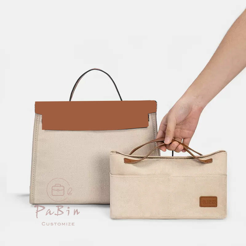 バッグインバッグ エルメス Hermes Herbag 対応 インナーバッグ 軽量 高級バッグ専用 バッグの中を整理..