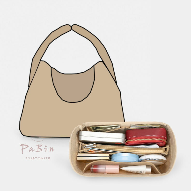 バッグインバッグ エルメス Hermes Lindy 対応 インナーバッグ 軽量 フェルト 高級バッグ専用 バッグの..