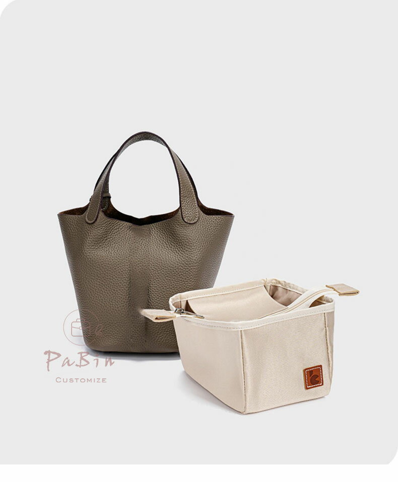 乐天商城 - バッグインバッグ エルメス Hermes Picotin 対応 インナーバッグ ナイロン 軽量 高級バッグ専用 バッグの中を整理整頓 多機能 メンズ レディース Bag in Bag 旅行 出勤カスタマイズ バッグ 内部 底 汚れ防止 BagCare