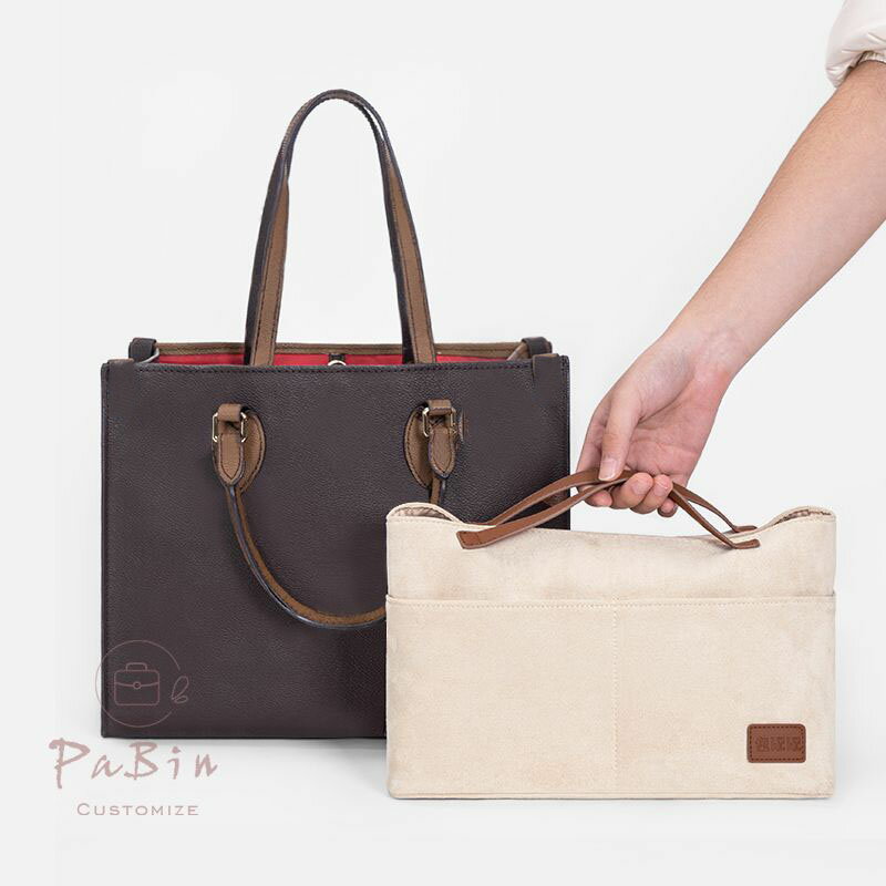 乐天商城 - バッグインバッグ ルイヴィトン Louis Vuitton Onthego対応 軽量 自立 インナーバッグ チャック付き 小さめ 大きめ バッグの中 整理 整頓 通勤 旅行バッグ カスタマイズ　定制 バッグ 内部 底 汚れ防止 BagCare