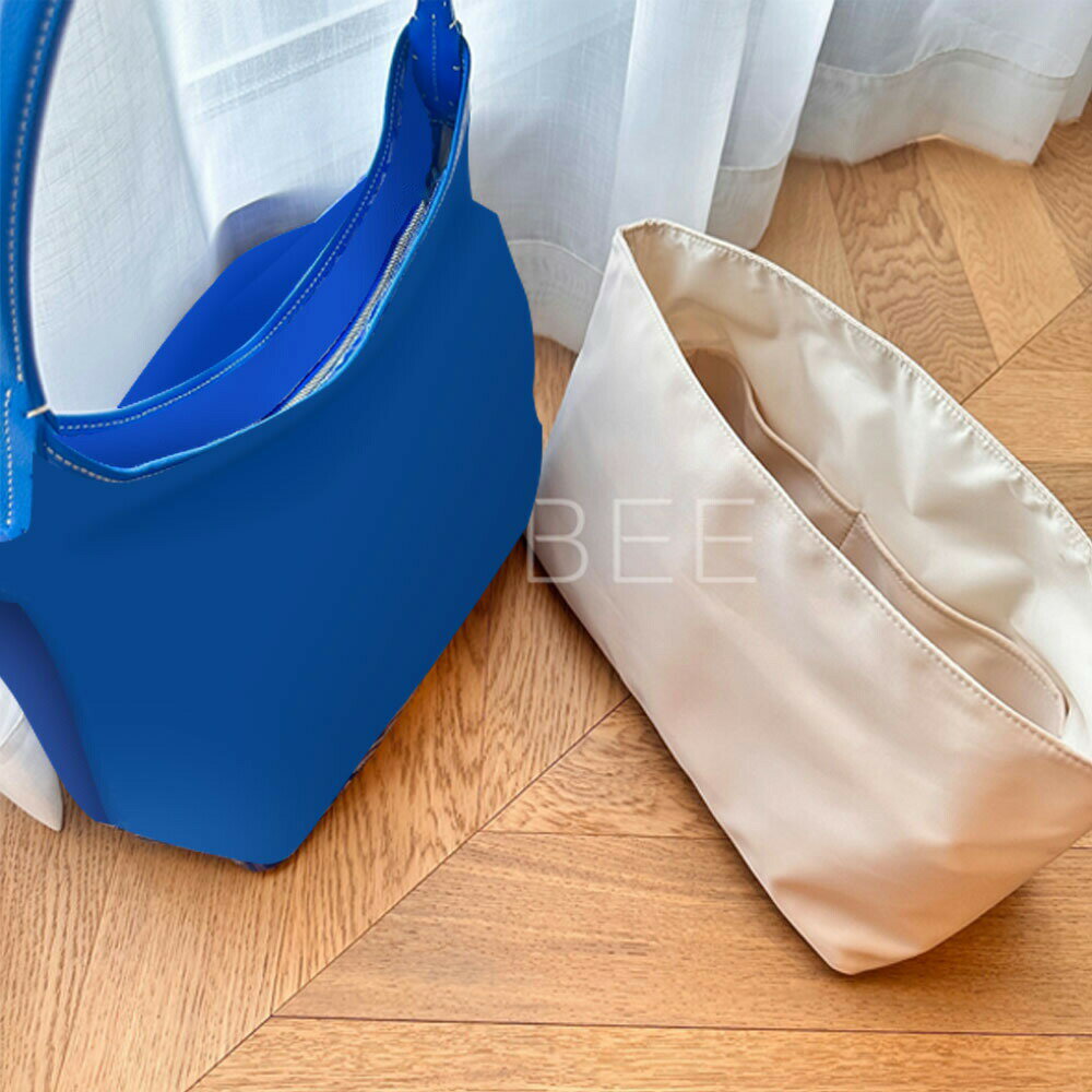 乐天商城 - バッグインバッグ ゴヤール Goyard hobo 対応 高級ナイロン 軽量 自立 インナーバッグ チャック付き 小さめ 大きめ バッグの中 整理 整頓 通勤 旅行バッグ 防水 水洗可能 カスタマイズ バッグ 内部 底 汚れ防止 BagCare