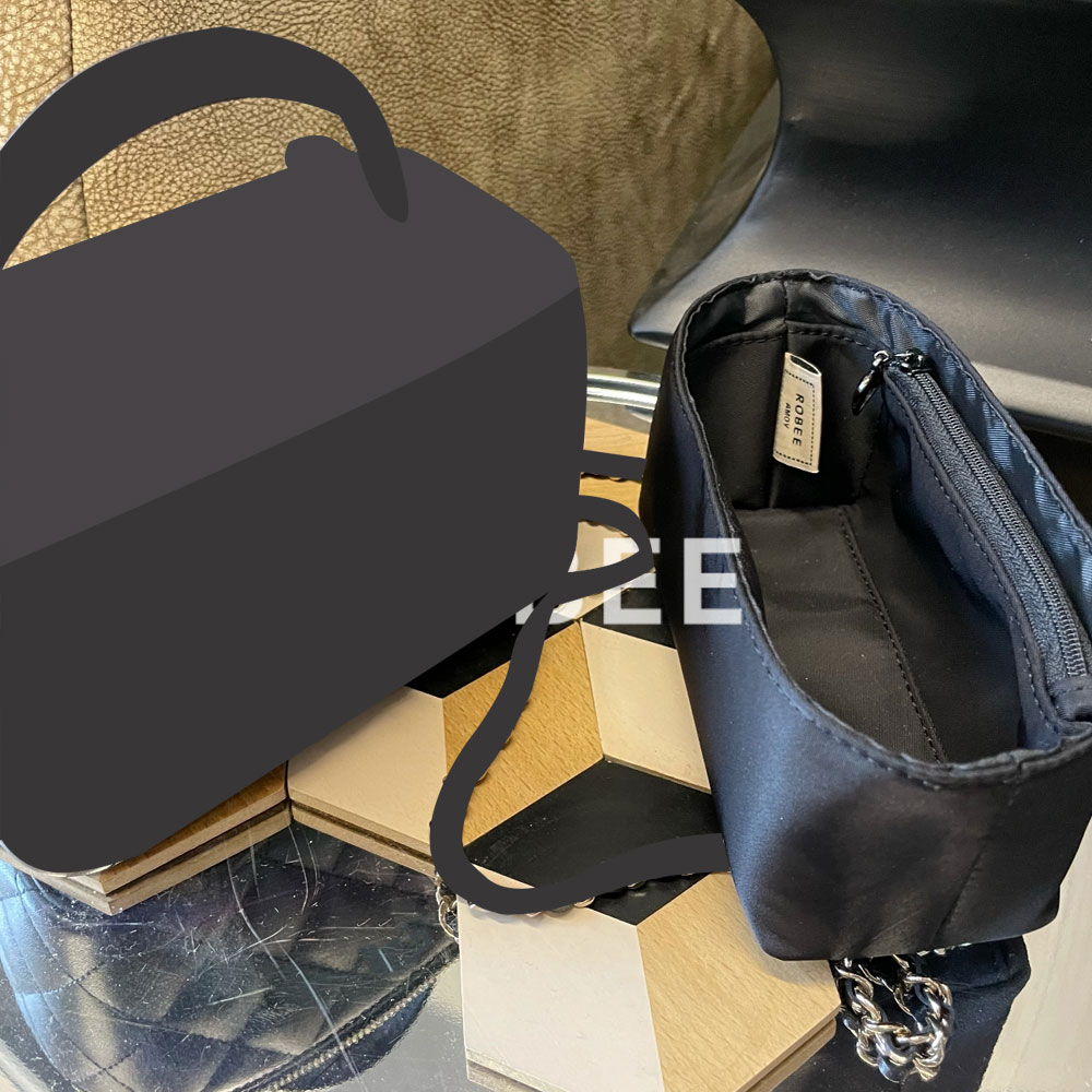 バッグインバッグ シャネルChanel 対応 軽量 自立 インナーバッグ チャック付き 小さめ 大きめ バッグ..