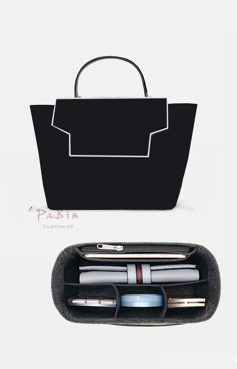 乐天商城 - バッグインバッグ セリーヌ Celine Belt 対応 インナーバッグ 軽量 フェルト 高級バッグ専用 バッグの中を整理整頓 多機能 メンズ レディース Bag in Bag 旅行 出勤カスタマイズ バッグ 内部 底 汚れ防止 BagCare