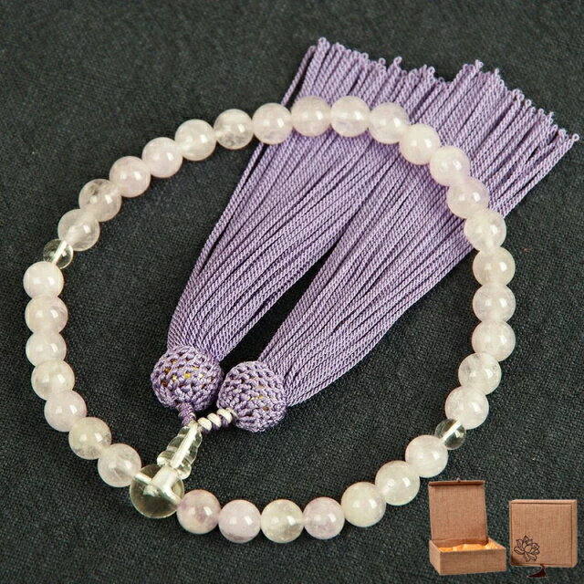 8mm玉女性用数珠数珠念珠じゅず手...