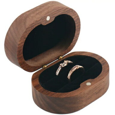 指輪ケース ジュエリーケース 持ち運び ジュエリー収納ボックス ミニ 木製 告白サプライズボックス バレンタインデーリングボックス