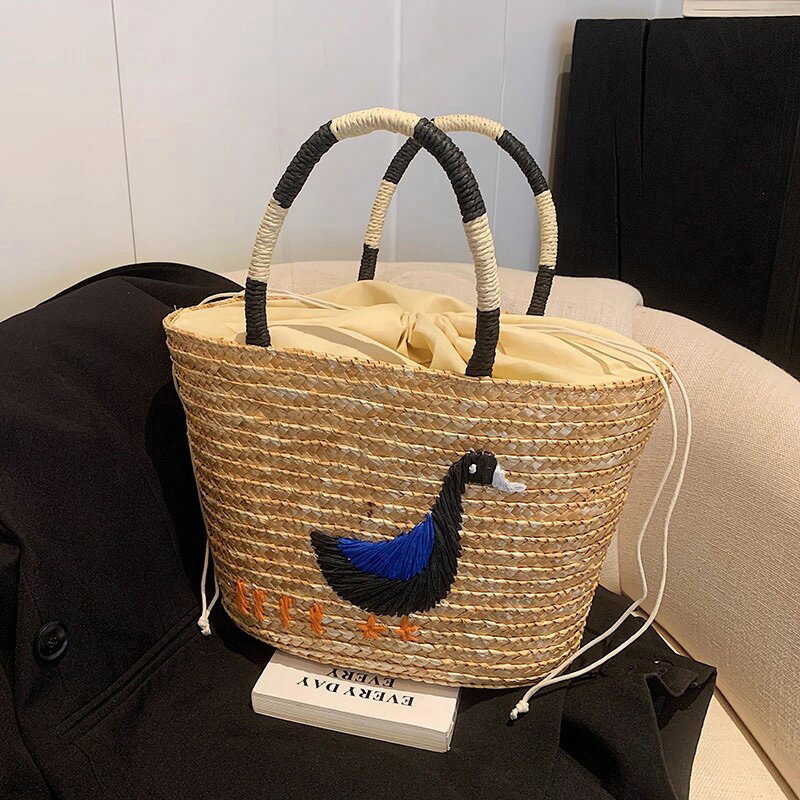 乐天商城 - かごバッグ トート 編みバッグ 浴衣 和装 夏 大きめ 小さめ ストローバッグ トートバッグ 夏用 ハンドバッグ 麻 巾着 ファスナー レディース おしゃれ 可愛い 草編み 手提げ 花火大会