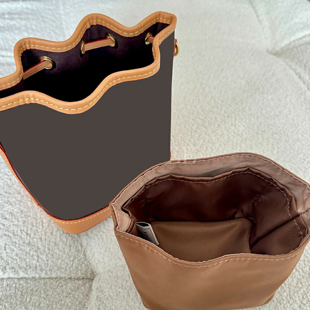 【新作バッグインバッグ LV NanoNoe対応 自立 軽い 防水 インナーバッグ ナイロン素材 レディース ツー..