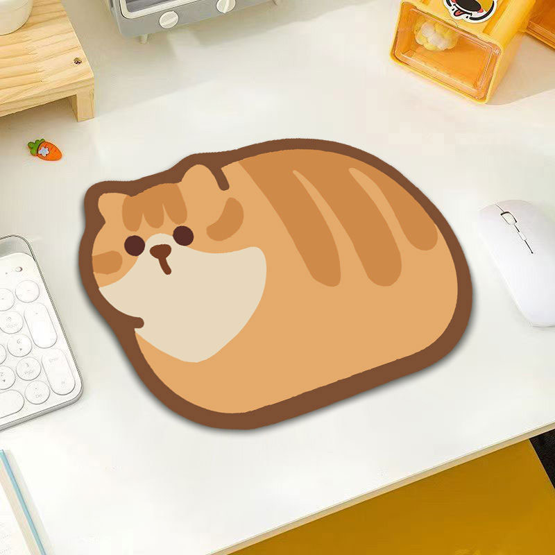 Rakuten - マウスパッド ねこ かわいい 防水 耐久性 滑り止め ゴム底 25*23cm