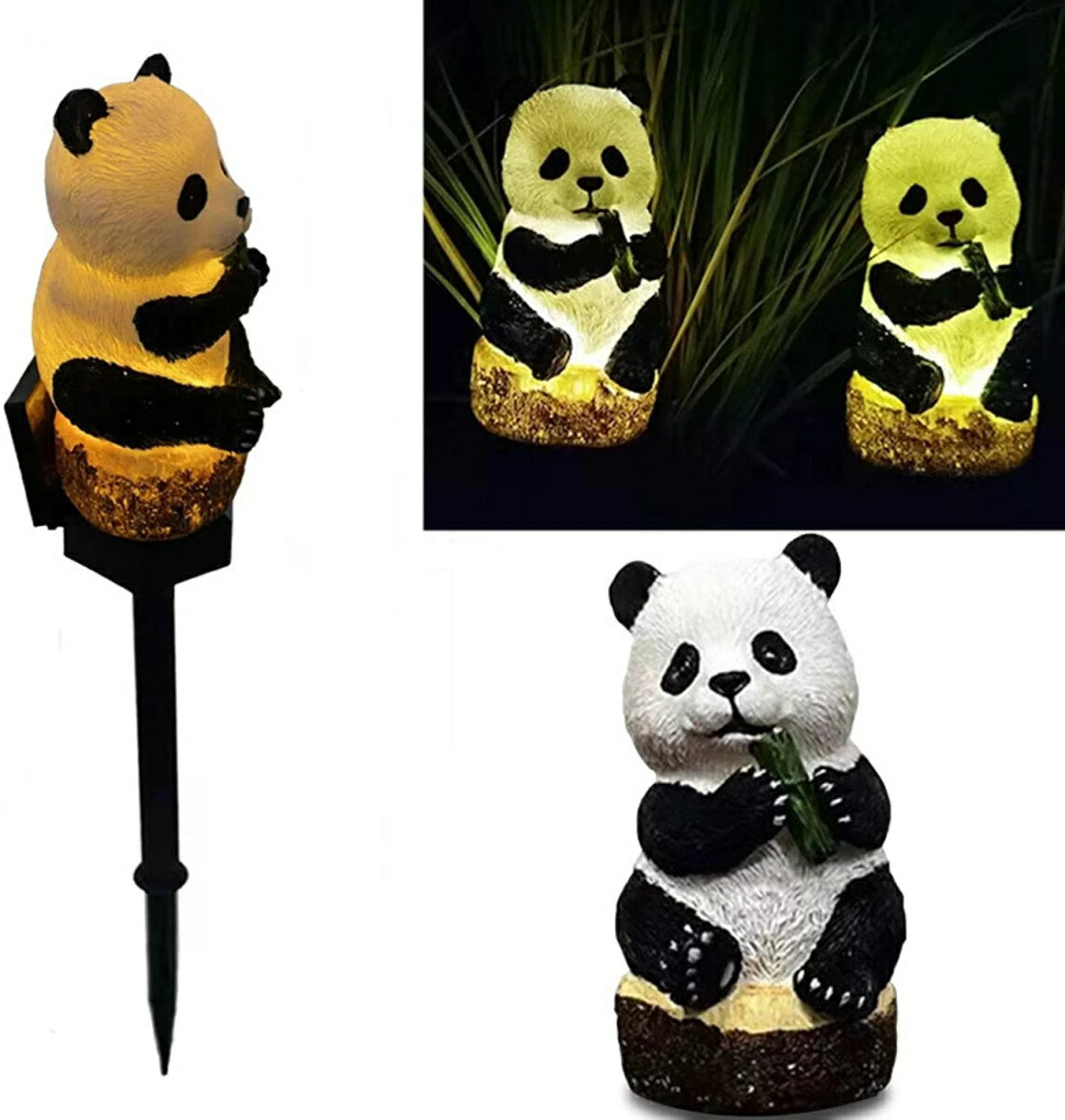 乐天商城 - 2本セット ソーラーライト ソーラーLEDライト 屋外 ガーデンライト 動物 芝生ランプ 防水 庭装飾 屋外ソーラーランプ 暖かい
