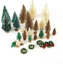 30点セット クリスマスツリー クリスマス 卓上 置物 クリスマス 飾り 装飾品 ミニ 装飾 可愛い おしゃれ クリスマス プレゼント玄関 パーティー用品
