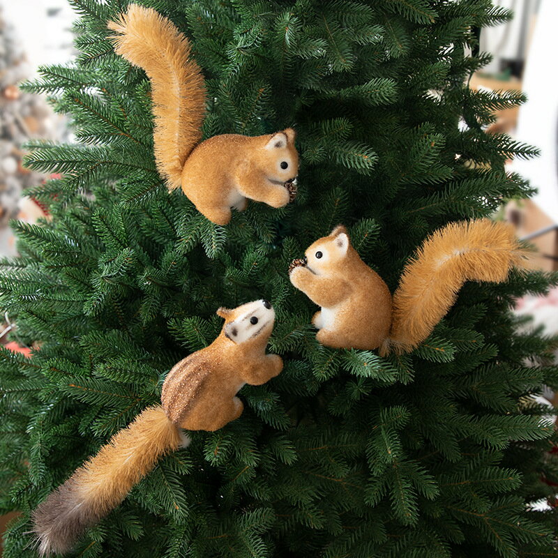 乐天商城 - クリスマスオーナメント リスストラップ かわいい リス クリスマスツリー 飾り付け クリスマス用 飾り クリスマ 飾り 装飾品 部屋