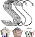 S字フック Sじフック 10/20個セット (11cm×10pcs) /(8cm×20pcs) S管フック 耐荷重約15kg 防錆 キッチン 浴室 お風呂 銀色