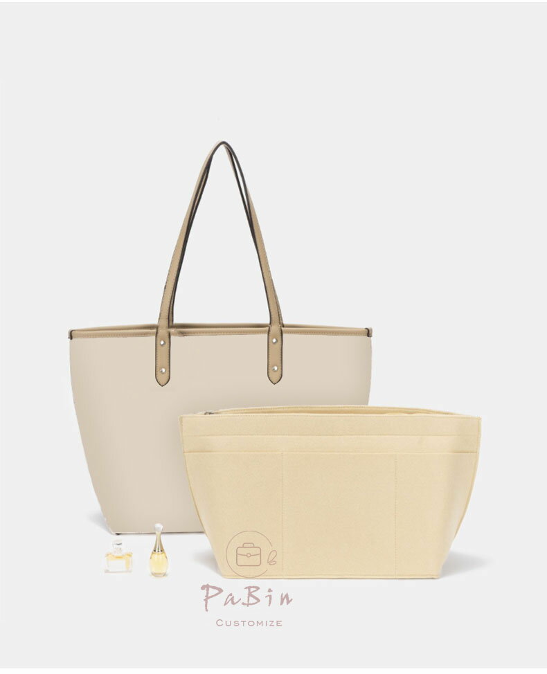 バッグインバッグ コーチ Coach対応自立 インナーバッグ レディース ツールボックス 仕切り フェルト 大容量 収納バッグ おしゃれ マザーズバッグ マルチポケット 母の日 カスタマイズ バッグ 内部 底 汚れ防止 BagCare