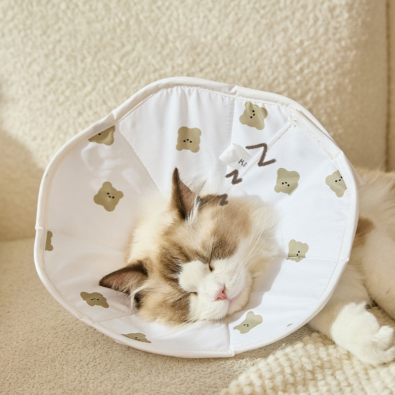 エリザベスカラー 犬 猫 ペット用品 防水 軽量 調節可能 首輪 ソフト 柔らかい かわいい 傷舐め防止 ペット保護襟 猫用犬用