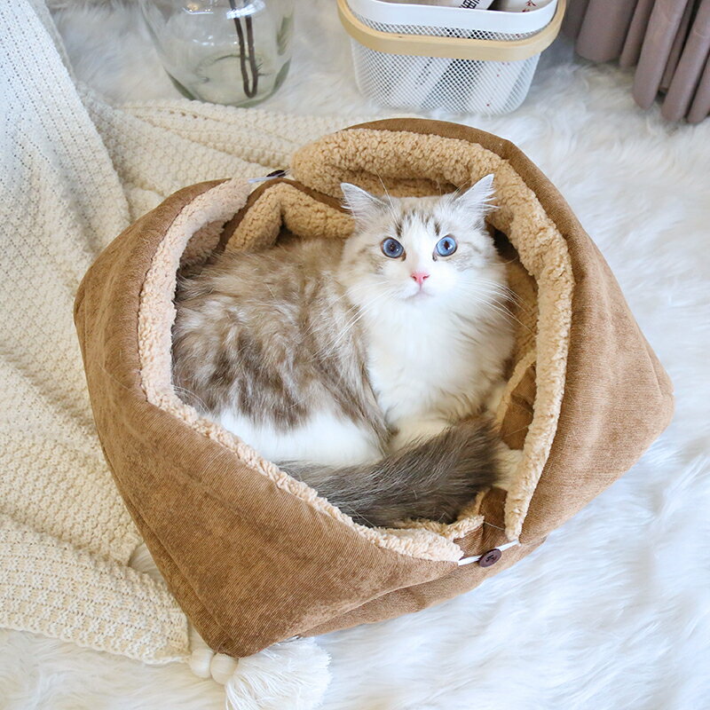 乐天商城 - 猫 ベッド 猫用マット ペットベッド ペットマット クッション 折り畳み可能 小型/中型犬用 ふわふわ 暖かい かわいい 柔らかい ペット用マット ペット用品 犬猫兼用 繰り返し使える 室内用 S/M