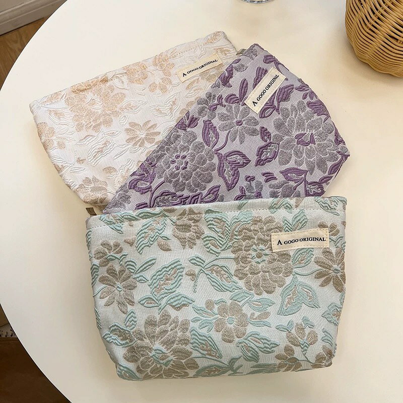 乐天商城 - ポーチ 小物入れ 可愛い 柄 花柄 化粧ポーチ おしゃれ メイクポーチ かわいい トラベルポーチ コンパクト 収納 整理 自立 インナーバッグ メイク コスメ プレゼント バッグインバッグ バッグ 内部 底 汚れ防止 PaBin