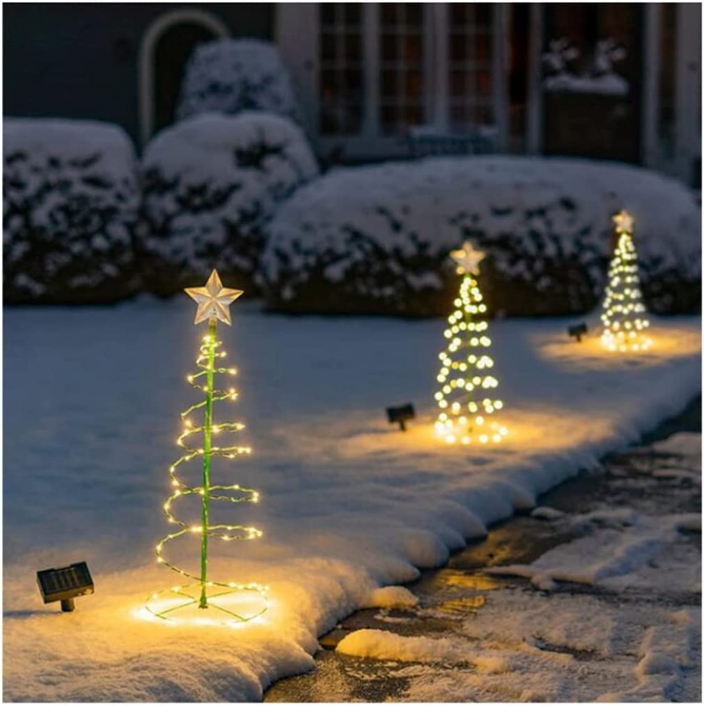 LEDクリスマスライト ストリングクリスマスガーデンデコレーションライト 屋外ソーラーライトストリング クリスマスパーティー 庭 休日 クリスマスツリーの装飾に適しています