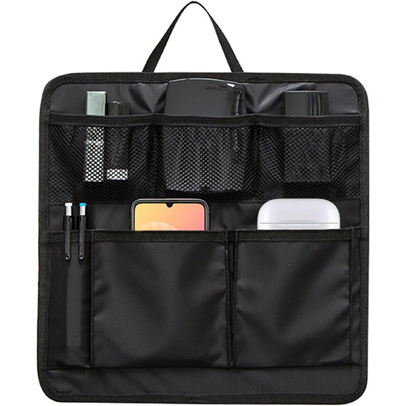 乐天商城 - バッグインバッグ カバン収納 リュック中身整理 軽量 薄型 整理 整頓 インナーバッグ リュック トートバッグ用 ブラック バッグ 内部 底 汚れ防止