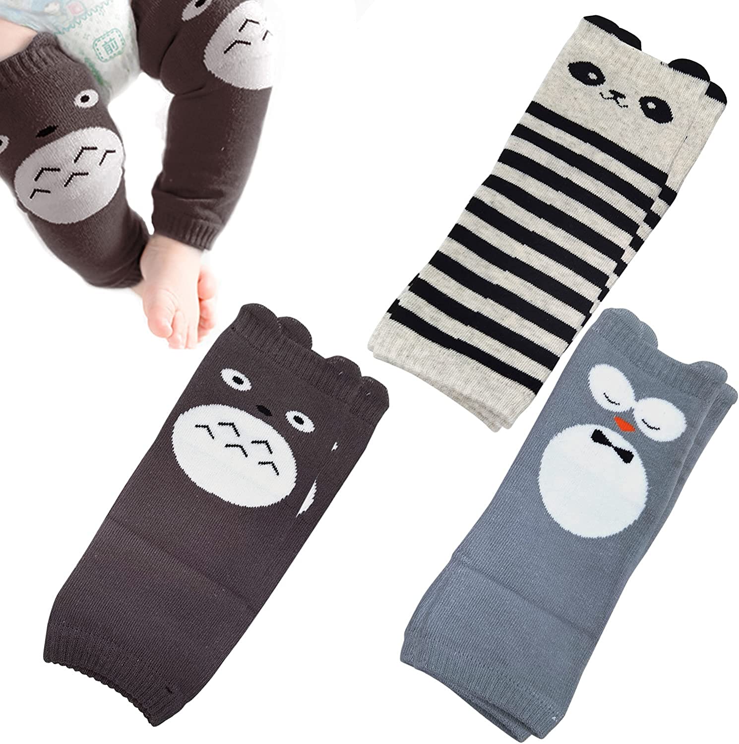 レッグウォーマー ベビー 足首ウォーマー 赤ちゃん服 コットン 3足組