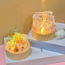 【半額 楽天スーパーSALE】 DIYボトルライト LEDライト USB式 間接照明 手作り 透明 ボトル アイス 木製 クリスマス ナイトライト 雰囲気 癒しグッズ パーティー/クリスマス装飾ライト